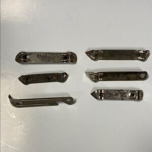 Vintage Metal Bottle Openers hamm’s Steph’s old Dutch buckeye miller rheingold